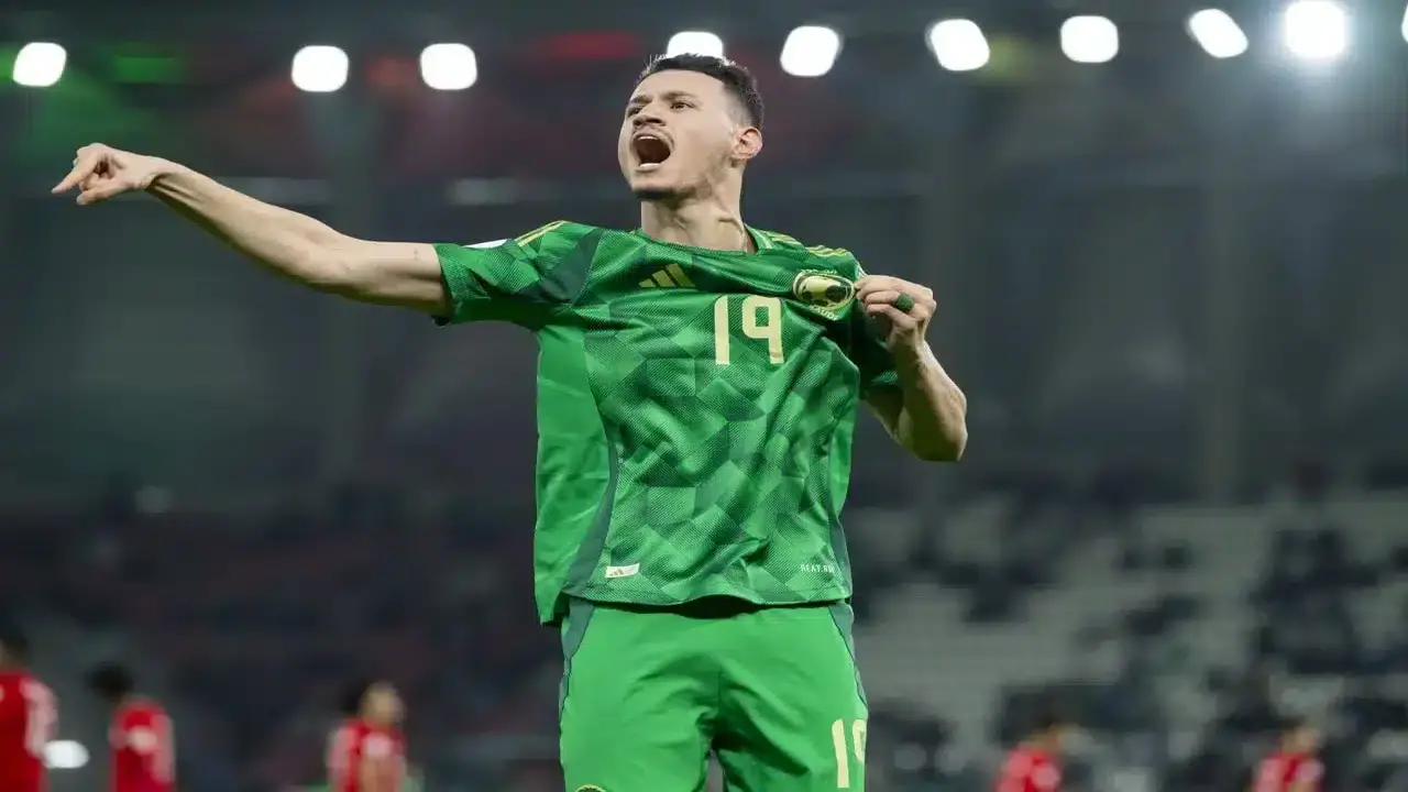 رد فعل الحمدان عقب افتتاح سجله التهديفي مع النصر في الدوري السعودي